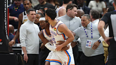 Ajay Mitchell von den Oklahoma City Thunder wurde gesperrt.