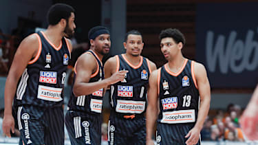Werden Ulm allesamt verlassen: Joel Soriano, Justin Simon, Nelson Weidemann und Mark Smith.