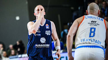 Collin Welp vom MBC traf drei Dreier.