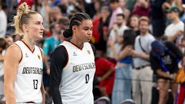 Künftig Teampartnerinnen: Leonie Fiebich und Satou Sabally.