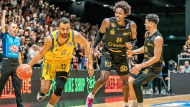 Johannes Thiemann (Berlin), Ousman Krubally (Chemnitz) und Dominic Lockhart (Chemnitz)