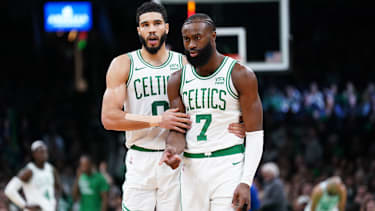 Jayson Tatum und Jaylen Brown standen in den Playoffs gemeinsam auf dem Parkett.