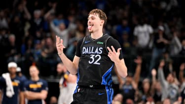 Against the Denver Nuggets, Cooper Flagg hit four of his six three-point attempts.