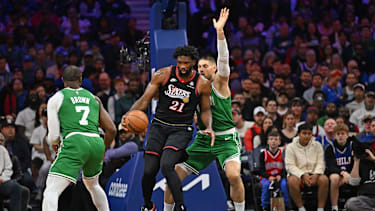 Die Boston Celtics verteidigten Joel Embiid intensiv.
