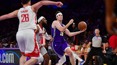 Austin Reaves gab sein Comeback in Spiel 5 gegen die Rockets.