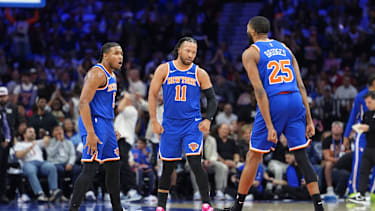 Die New York Knicks um&nbsp;Miles McBride, Jalen Brunson und Mikal Bridges ziehen eine Runde weiter.