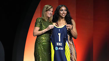 Wurde von den Dallas Wings im WNBA-Draft 2026 als Erste gepickt: Azzi Fudd.