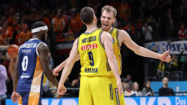 Malte Delow führte Alba Berlin zum Heimsieg.