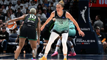 Starker Auftritt ohne Krönung: Leonie Fiebich verpasste mit New York Liberty die erste Chance auf die WNBA-Meisterschaft.