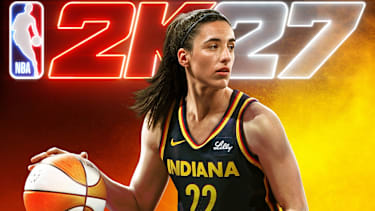 Caitlin Clark auf dem Cover der Deluxe Edition von NBA 2K27