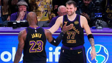 Luka Doncic und LeBron James