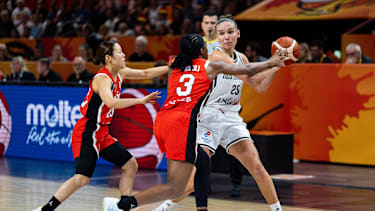 Clara Bielefeld im Spiel gegen Japan.