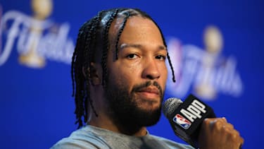 Jalen Brunson präsentierte sich auf der Pressekonferenz nach Spiel 2 siegessicher.