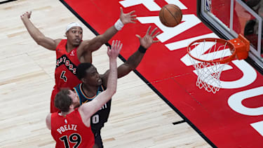 An der Seite von Jakob Pöltl: Scottie Barnes gehört zu einer der größten Waffen der Toronto Raptors.