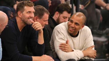 Auch heute noch eng verbunden: Dirk Nowitzki und Marvin Willoughby.