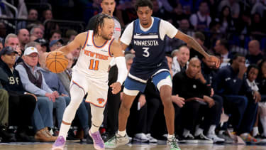Brunson lieferte ein Double-Double.