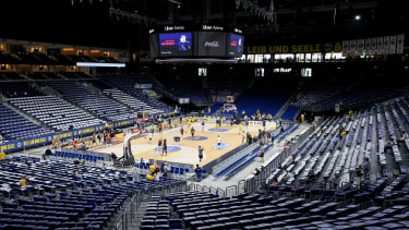 Die Uber Arena bietet bei Basketballspielen Platz für rund 14.500 Zuschauer.