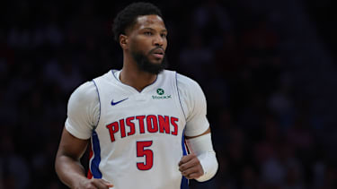 Malik Beasley im Trikot der Detroit Pistons