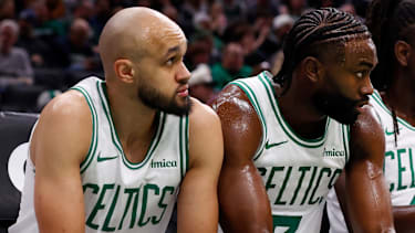 Derrick White und Jaylen Brown spielten gemeinsam für die Celtics.