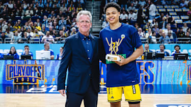 Wurde als bester U22-Spieler der BBL ausgezeichnet: Jack Kayil.