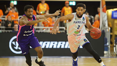 Zach Copeland im EuroCup-Spiel gegen Riga,