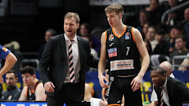 Treffen bei den Bayern weider aufeinander: Anton Gavel und Tobias Jensen.
