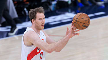 Jakob Pöltl steht mit den Toronto Raptors in den NBA-Playoffs.