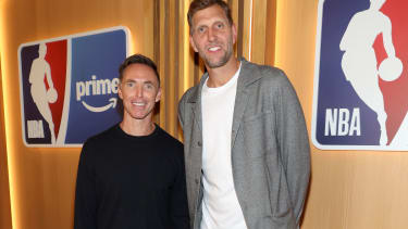 Kollegen bei Prime: Steve Nash und Dirk Nowitzki.