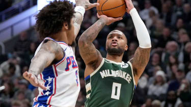 Damian Lillard erzielte 43 Punkte gegen Philadelphia.
