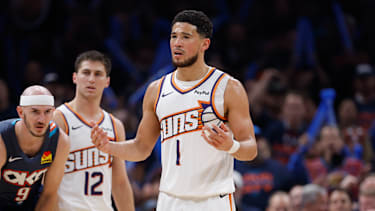 Devin Booker verlor mit den Phoenix Suns auch Spiel 2 der Serie gegen OKC.