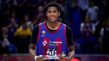 Das Supertalent des Konkurrenten aus Barcelona: Mohamed Dabone.