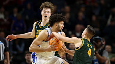 Cameron Boozer (mi.) erzielte mit 22 Punkten die meisten aller Spieler.