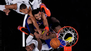 Karl-Anthony Towns war der Topscorer der New York Knicks.