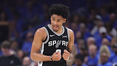 Dylan Harper startete für die San Antonio Spurs gegen OKC.