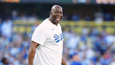 Magic Johnson ist Teilhaber der Los Angeles Dodgers aus der MLB.