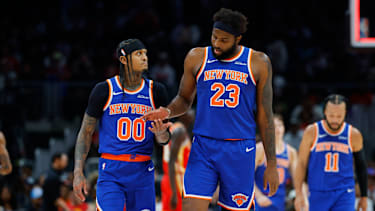 Besitzen aktuell keinen Vertrag für die kommende Saison in New York: Jordan Clarkson und Mitchell Robinson.