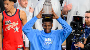 Anthony Edwards gewann die "Kobe Bryant MVP"-Trophäe.