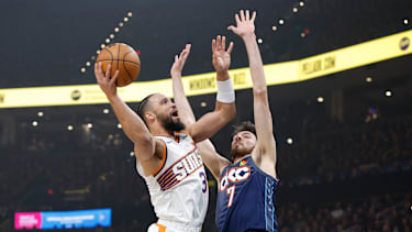 Stemmte sich gegen die Niederlage seiner Phoenix Suns gegen die Thunder: Dillon Brooks.