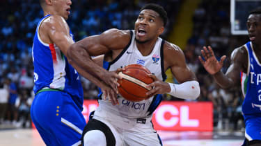 Giannis Antetokounmpo präsentierte sich vor den Augen seiner Bucks-Trainer Rivers und Ham in Bestform.