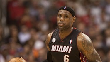 LeBron spielte von 2010 bis 2014 für die Heat.