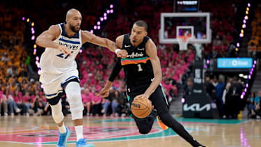 Rudy Gobert gegen seinen französischen Landsmann Victor Wembanyama.