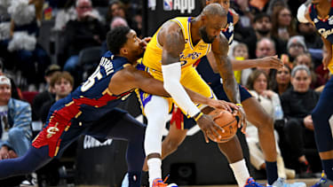 Donovan Mitchell und LeBron James im direkten Duell.