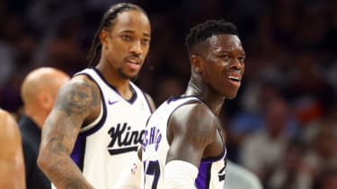 DeRozan (li.) kam auf 33 Punkte.