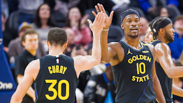 Stephen Curry und Jimmy Butler