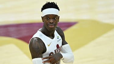 Dennis Schröder stieß zur Trade-Deadline Anfang Februar zu den Cleveland Cavaliers. Zuvor ging er für die Sacramento Kings auf Korbjagd.