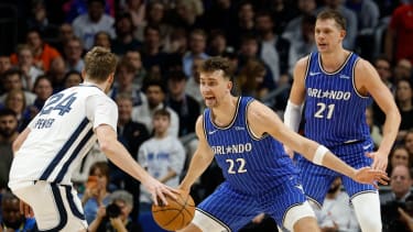 Franz und Moritz Wagner spielten mit den Orlando Magic im ersten NBA-Spiel auf deutschem Boden.