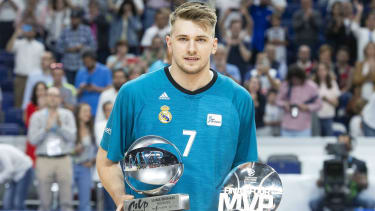 Luka Doncic spielte jahrelang bei Real Madrid, ehe er sich für den NBA Draft anmeldete.