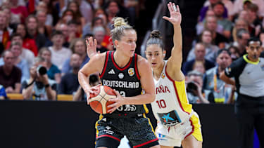 Leonie Fiebich war Topscorerin der DBB-Frauen.