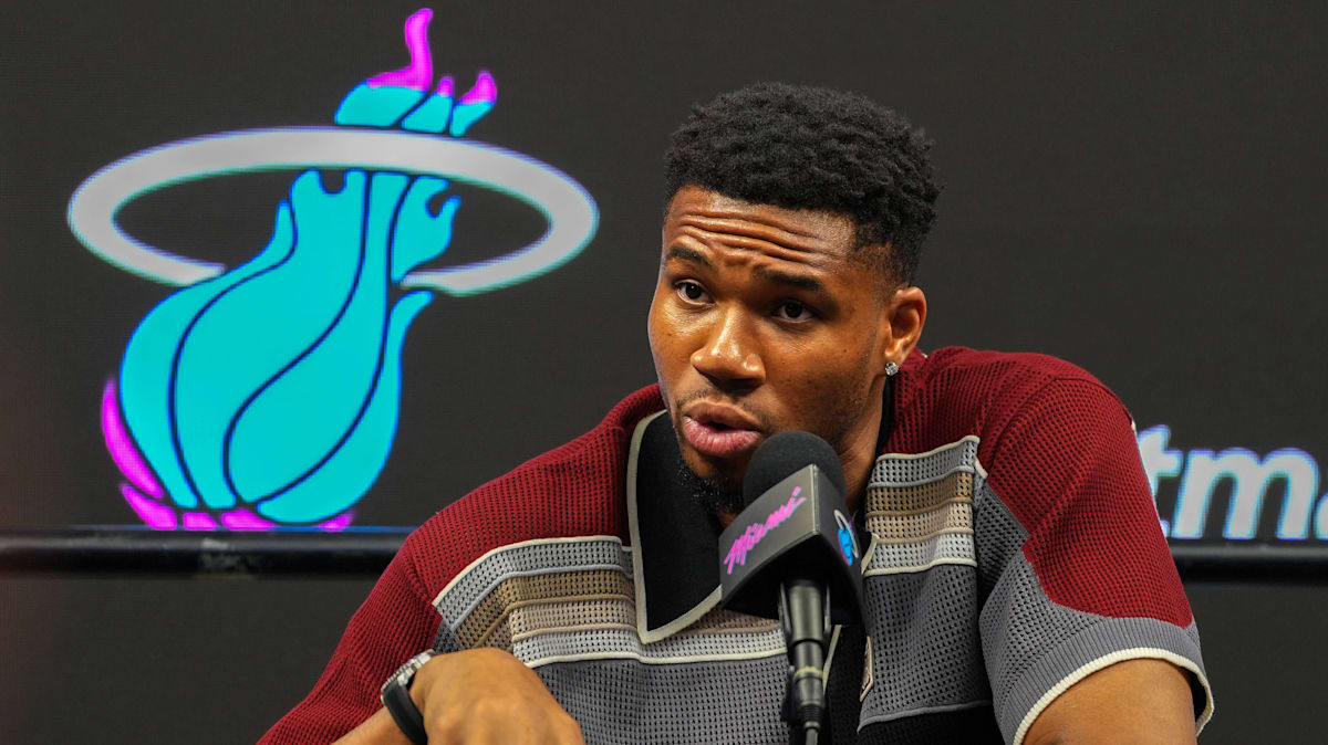 Giannis Antetokounmpo discusses Miami Heat training on podcast