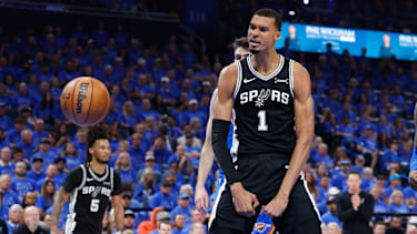 Lieferte ein Monster-Spiel gegen OKC: Victor Wembanyama.